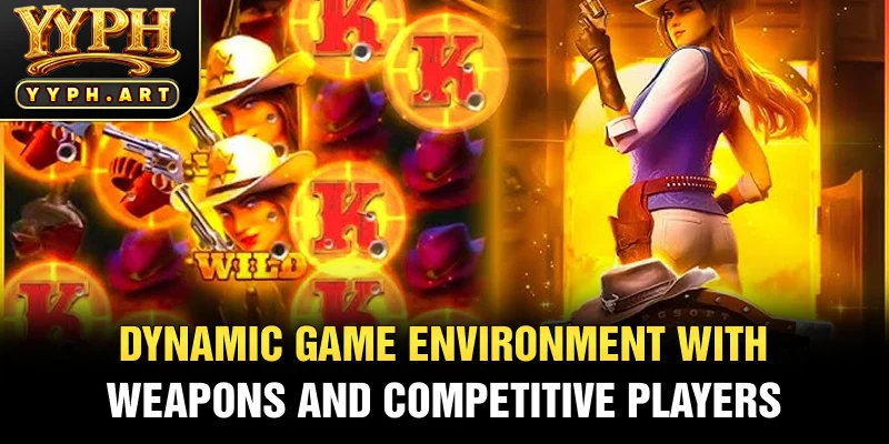 Dynamic Game Environment with Weapons and Competitive Players