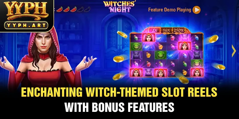 Enchanting Witch-Themed Slot Reels with Bonus Features