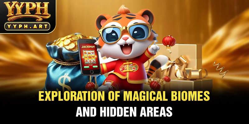 Exploration of magical biomes and hidden areas