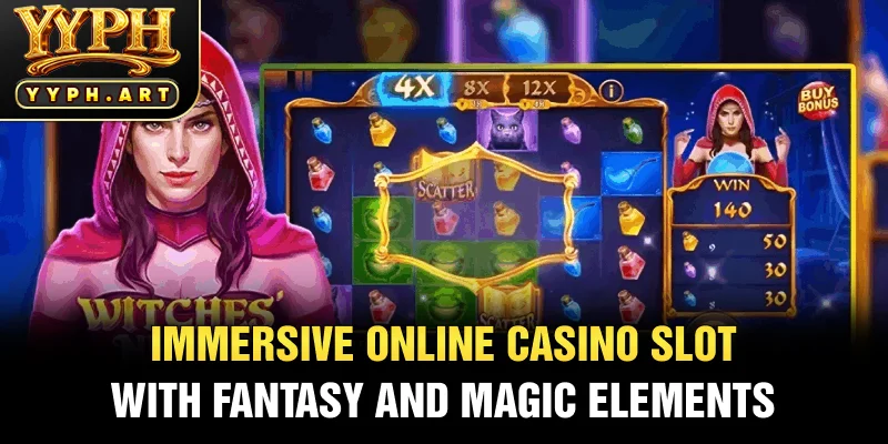 Immersive Online Casino Slot with Fantasy and Magic Elements