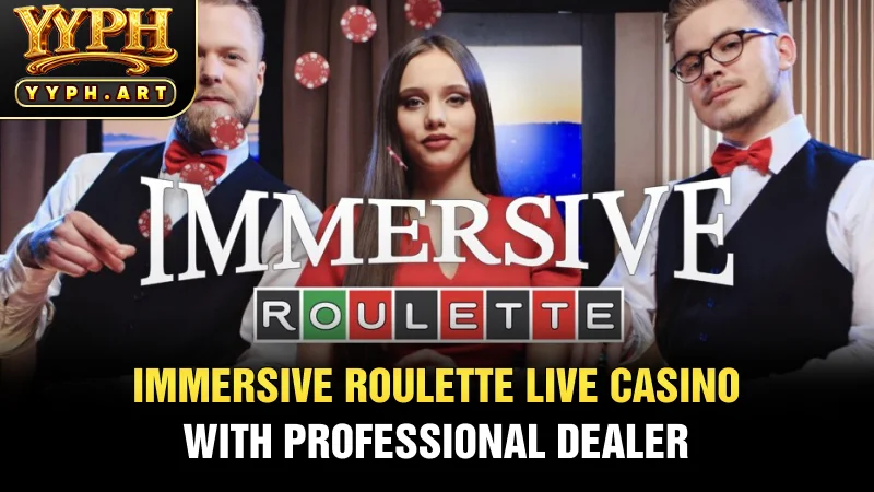 Immersive Roulette Live Casino with Professional Dealer