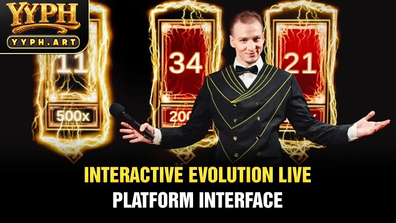 Interactive Evolution Live platform interface