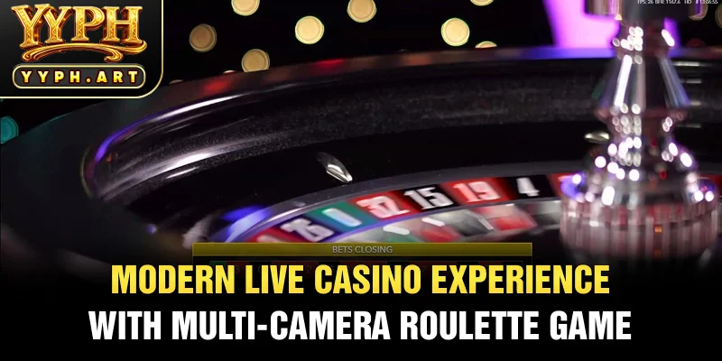 Modern Live Casino Experience with Multi-Camera Roulette Game