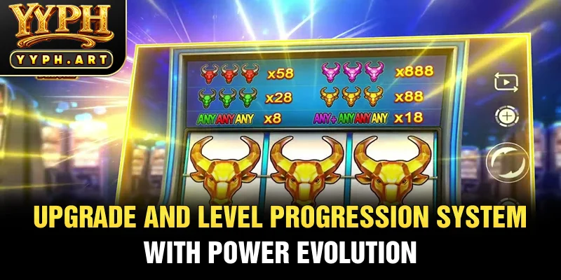 Upgrade and Level Progression System with Power Evolution